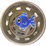 Blue Fish Sink Strainer