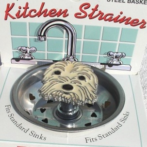 Rascal the Dog Sink Strainer